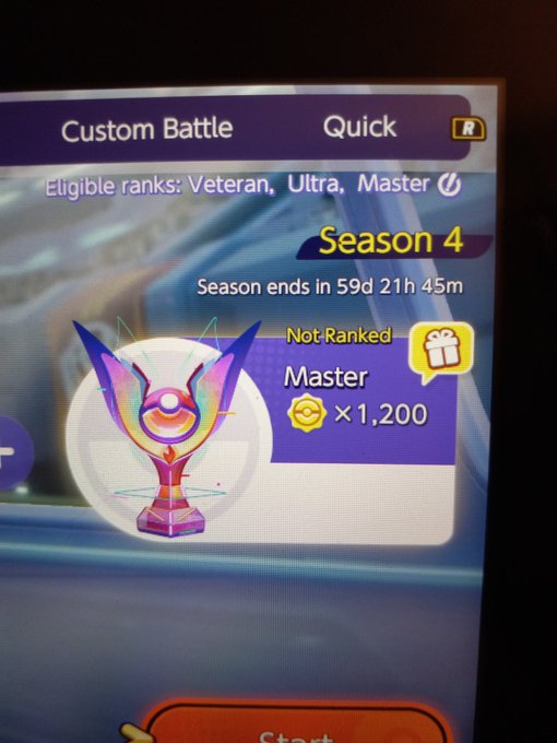 I hit masters again this season on #PokemonUNITE #gaymer #pokemon https://t.co/Lpzc4pppSq