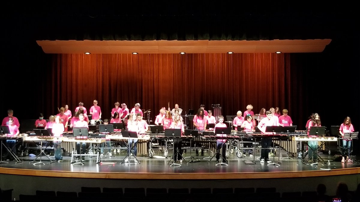 Had a lot of fun at tonight's #Percussion Concussion benefit concert! Music was great and our generous donors &amp; auction participants brought in over $10k to support music education! Great job tonight everyone!