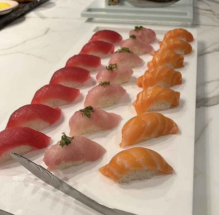 Milada02398426's tweet photo. My favorite delicious sushi https://t.co/kJORfw2mOV