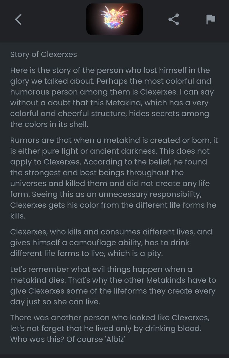 Metakind_'s tweet photo. @ghostanon_ This is #Clexerxes
And Story Himself
#Metakind #NFTCommunity https://t.co/H16TXyYqws