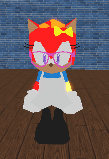 I made a Sonic Gacha OC on roblox... She looks like WENDY- I DIDN'T THINK OF THAT WHILE MAKING HER. so I jokingly said "HELLO WELCOME TO WENDY'S" at people who said "Omg Is That W E N D Y?"