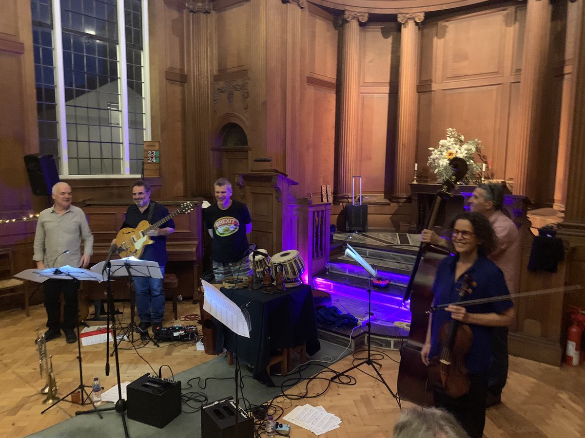 LondonJazz's tweet photo. (2 of 2) Five wonderful musicians. Every composition communicated with understanding and verve. Every ending perfectly gift-wrapped. @listencambridge @crillbat https://t.co/k5Kr9KoAtA