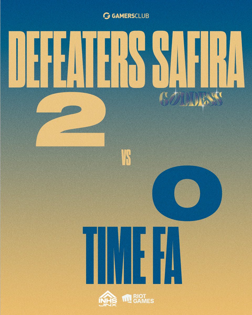 GamersClubLoL's tweet photo. Foi lindo de ver do começo ao fim!
Parabéns para as meninas da #TimeFA que chegaram até aqui, vencendo tantos outros times 👊
Para as meninas da @DefeatersOP, esperamos vocês amanhã na grande final da #GoddessCupGC😉 https://t.co/ljF999P8ez