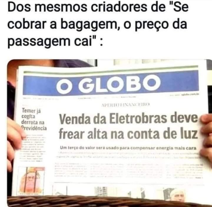 SRivoltril's tweet photo. O GOLPE tá aí, cai quem quer. https://t.co/AzKlsytrbR