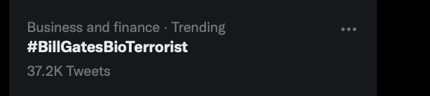 Keep it trending.

#BillGatesBioTerrorist