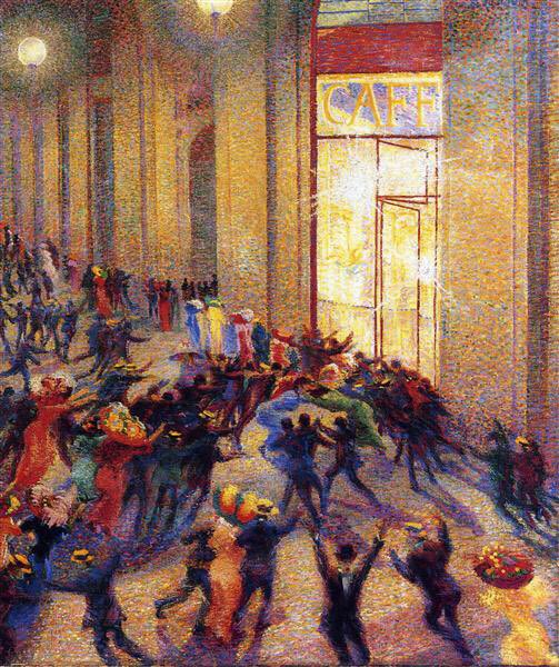 S_Galimberti's tweet photo. Riot in the Galleria
Umberto #Boccioni 1903 https://t.co/ztytvSm2RR