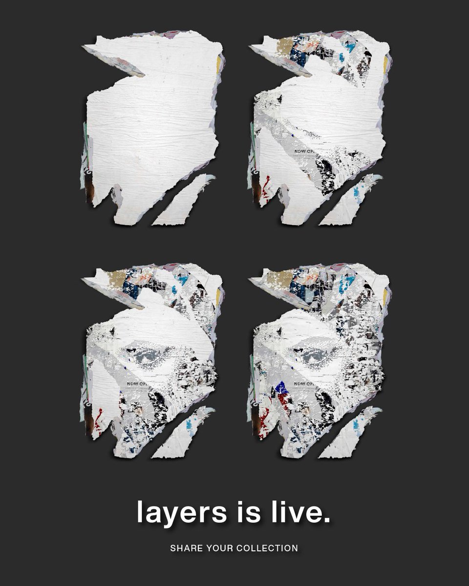 LAYERS ARE LIVE.

TEAR WITH US.

drp.io/drops/vhils