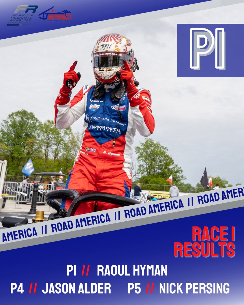 TjMotorsports's tweet photo. The beginning to a great weekend! Two more chances tomorrow, lets make it a sweep! ☝️🏆

#TJSpeed / #FRAmericas / @FRAmericas / @roadamerica https://t.co/1BXs6XJ2B9