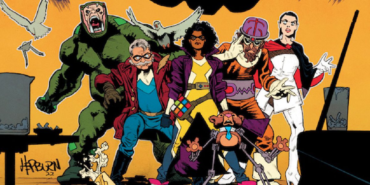 screenrant's tweet photo. Hulu's MODOK was canceled after its first season, but the duo behind the show's creation, @pattonoswalt and @BlumJordan are teaming up again for a comic of supervillain hijinks from @DarkHorseComics. Look out for the upcoming comic Minor Threats! https://t.co/MBQBTp4BJa https://t.co/POhaIIJJ6K