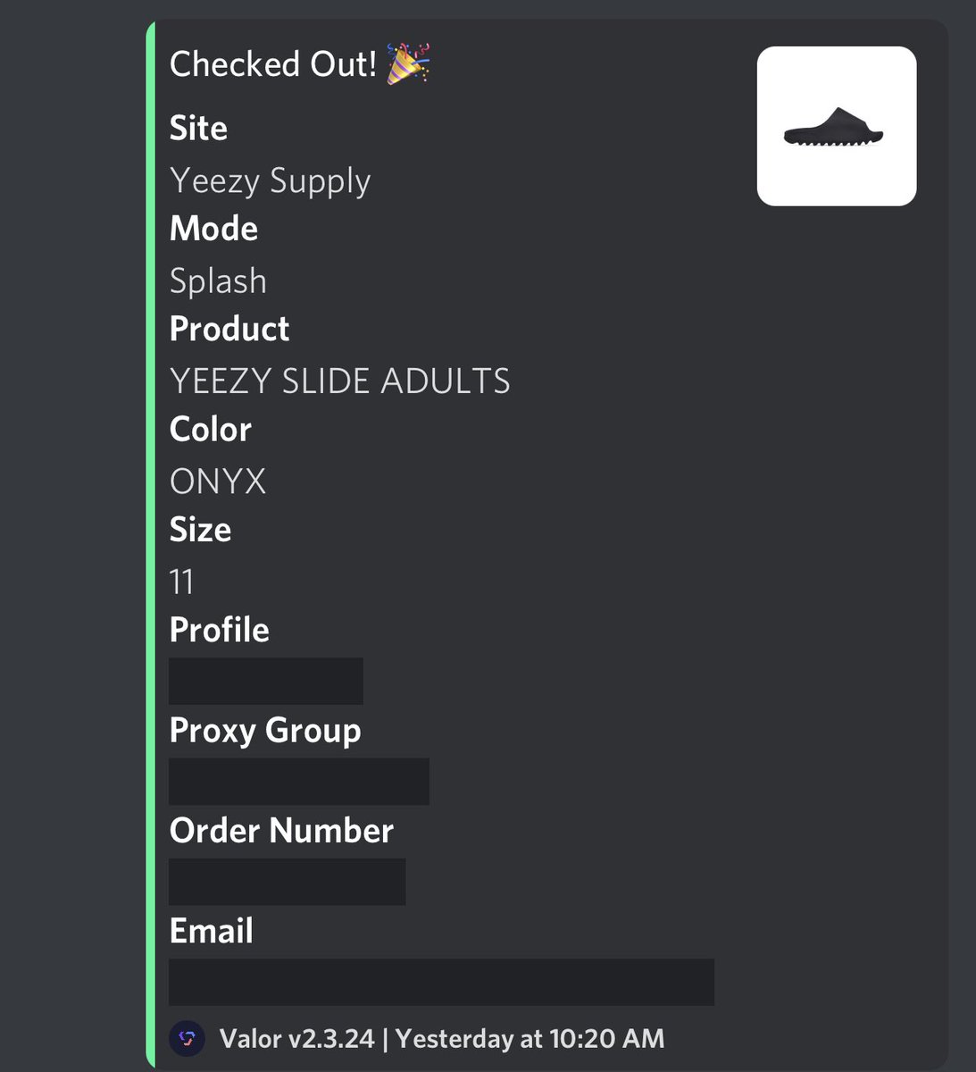 <a href="/ValorAIO/">Valor</a> <a href="/whatbotisthis/">WhatBot</a> <a href="/whatbotsuccess/">What Success</a> @wrathsoftware <a href="/tricklebot/">TRICKLE</a> <a href="/shoeplexus/">Ben | ShoePlex®</a> <a href="/HollowEdu/">HollowEdu</a> <a href="/chefproxyio/">Chef Proxies</a> <a href="/LiveProxies/">Live Proxies</a> <a href="/BeaconProxies/">Beacon Proxies</a> <a href="/ButterProxies/">Butter Proxies</a> <a href="/PorterProxies/">Porter Proxies</a> <a href="/DonutProxies/">DONUT_proxies</a> <a href="/pingproxies/">Ping Proxies</a> <a href="/wukongProxy/">悟空代理</a> @proxydrop_com <a href="/ProxyHeavenio/">ProxyHeaven</a> @Leafproxies <a href="/NotifyAccounts/">Notify Goods</a> 18 pairs