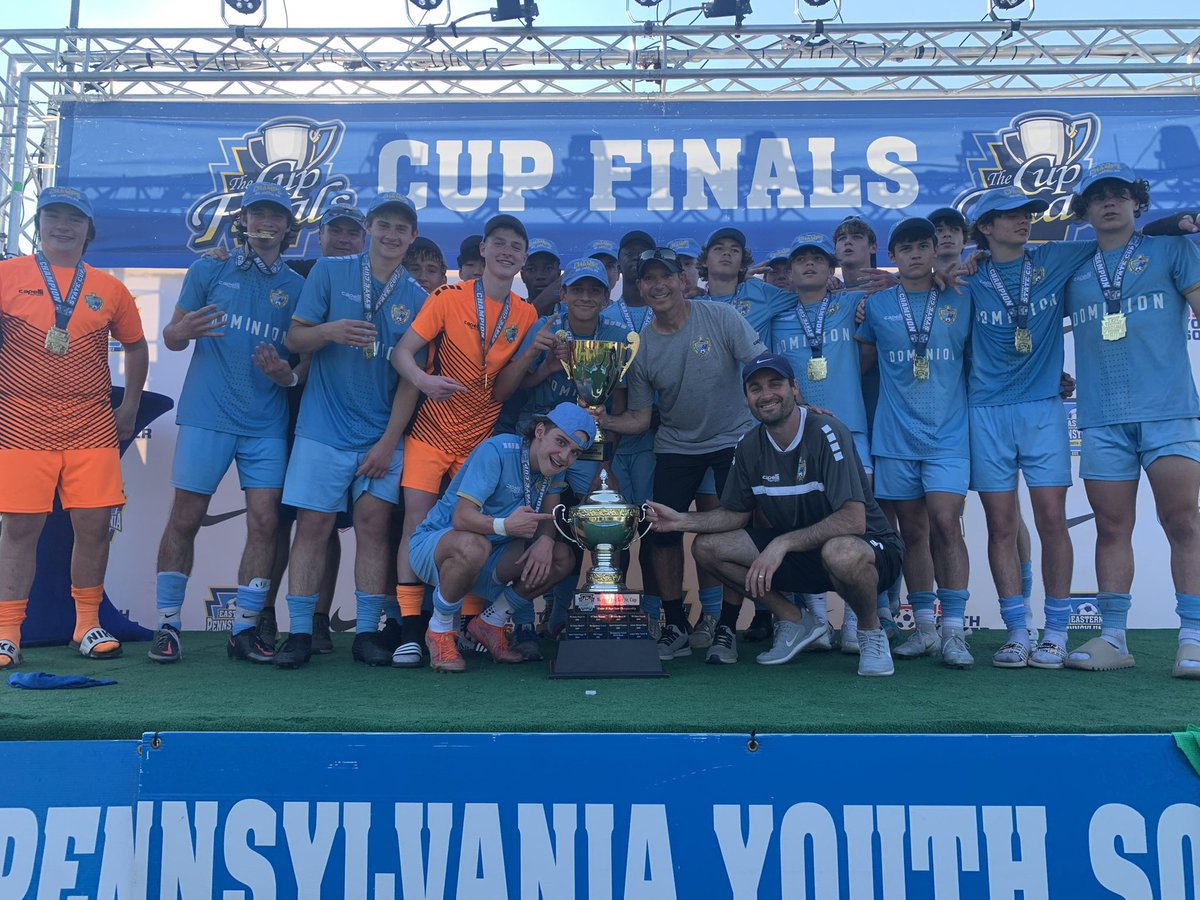 EPAYouthSoccer's tweet photo. @padominion 16U Boys taking in their sweet victory! 👏🏼🏆🏆🏆🏆💪🏼 https://t.co/N5nP5qWRl6