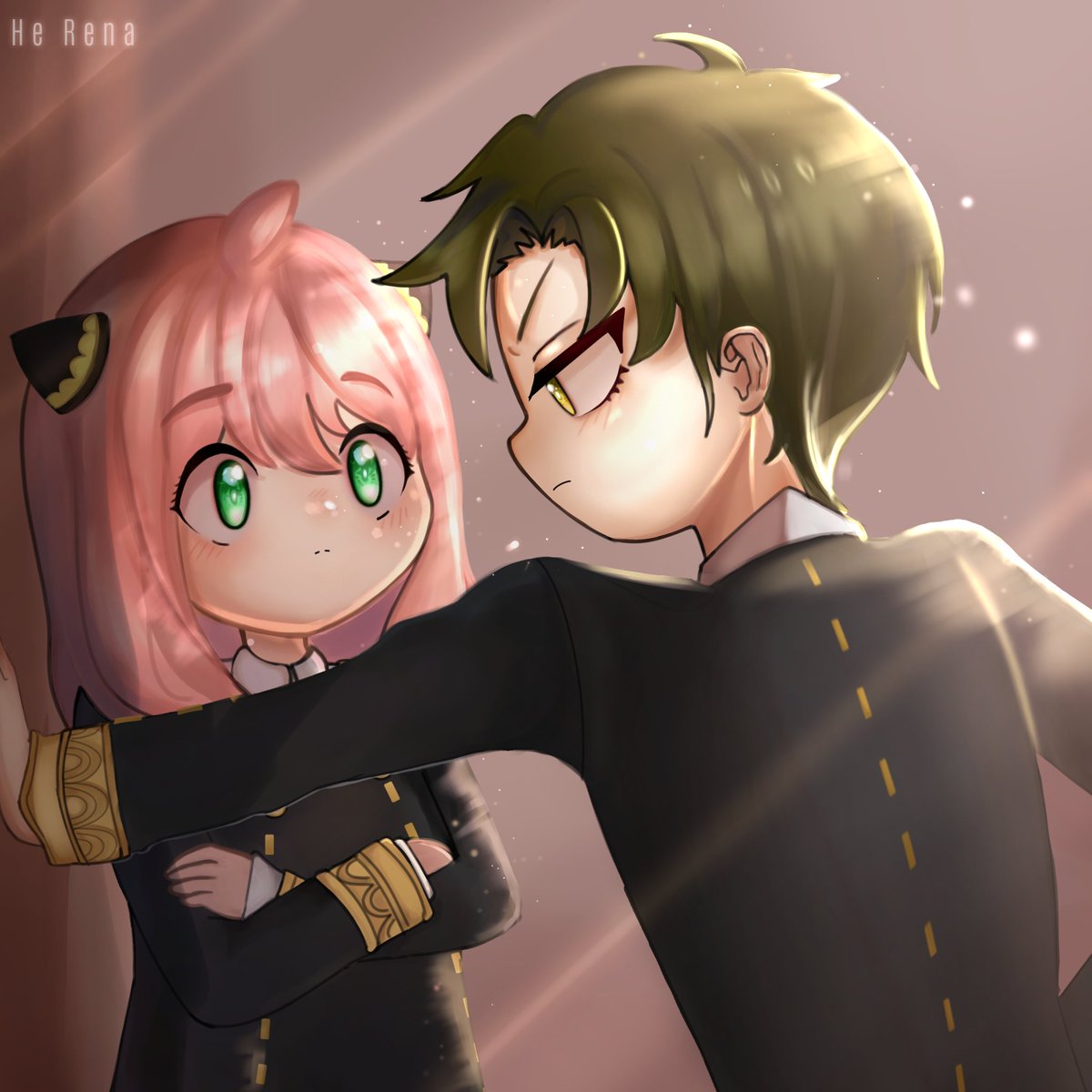 hera_rena's tweet photo. THEM
#Anya #damian #anyaxdamian  #anime #SPYxFamily https://t.co/w7q5rSboeE