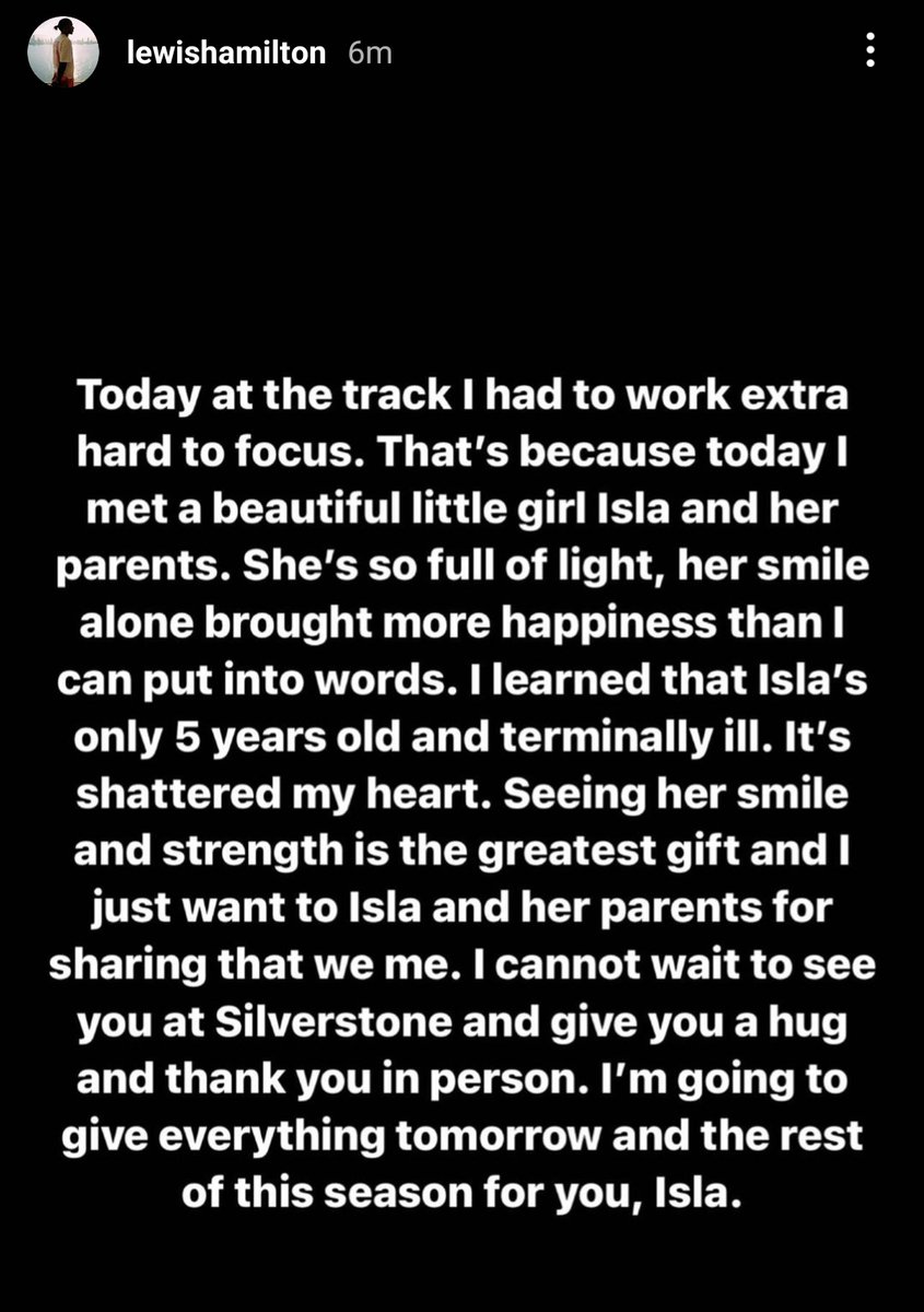 SirLewisUpdates's tweet photo. 📲 Lewis Hamilton via Instagram Story
#SpanishGP https://t.co/Ijv2XHdw0O