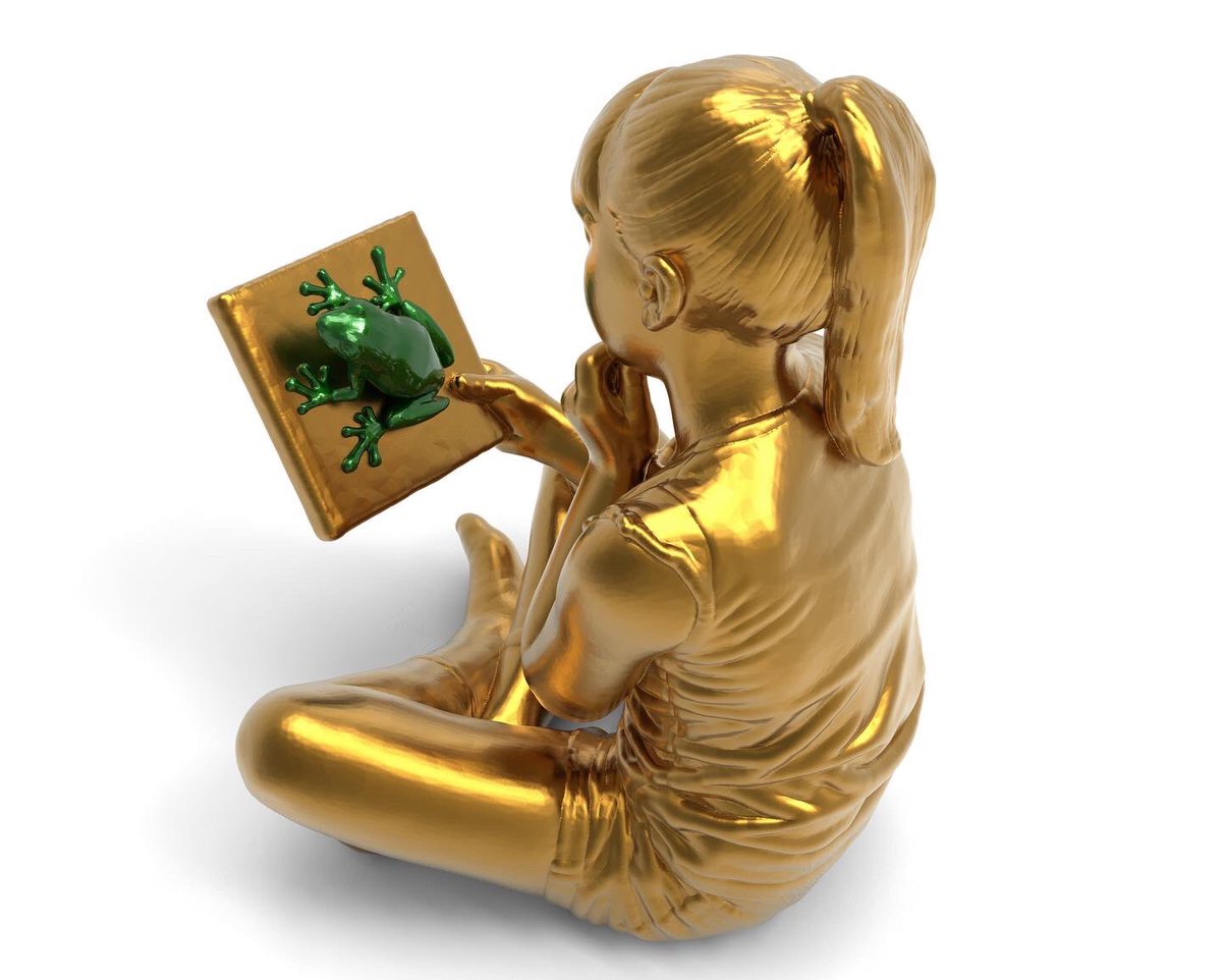 “MOİSTURE” 2022
/The Jungle Book/ series

“NEM (KALDI)” 2022 
/Orman Kitabı/ serisi 

Dijital render

#sculpture #frog #gold #artworks #paylaşım #heykel #contemporaryart  #children #furkanpayas