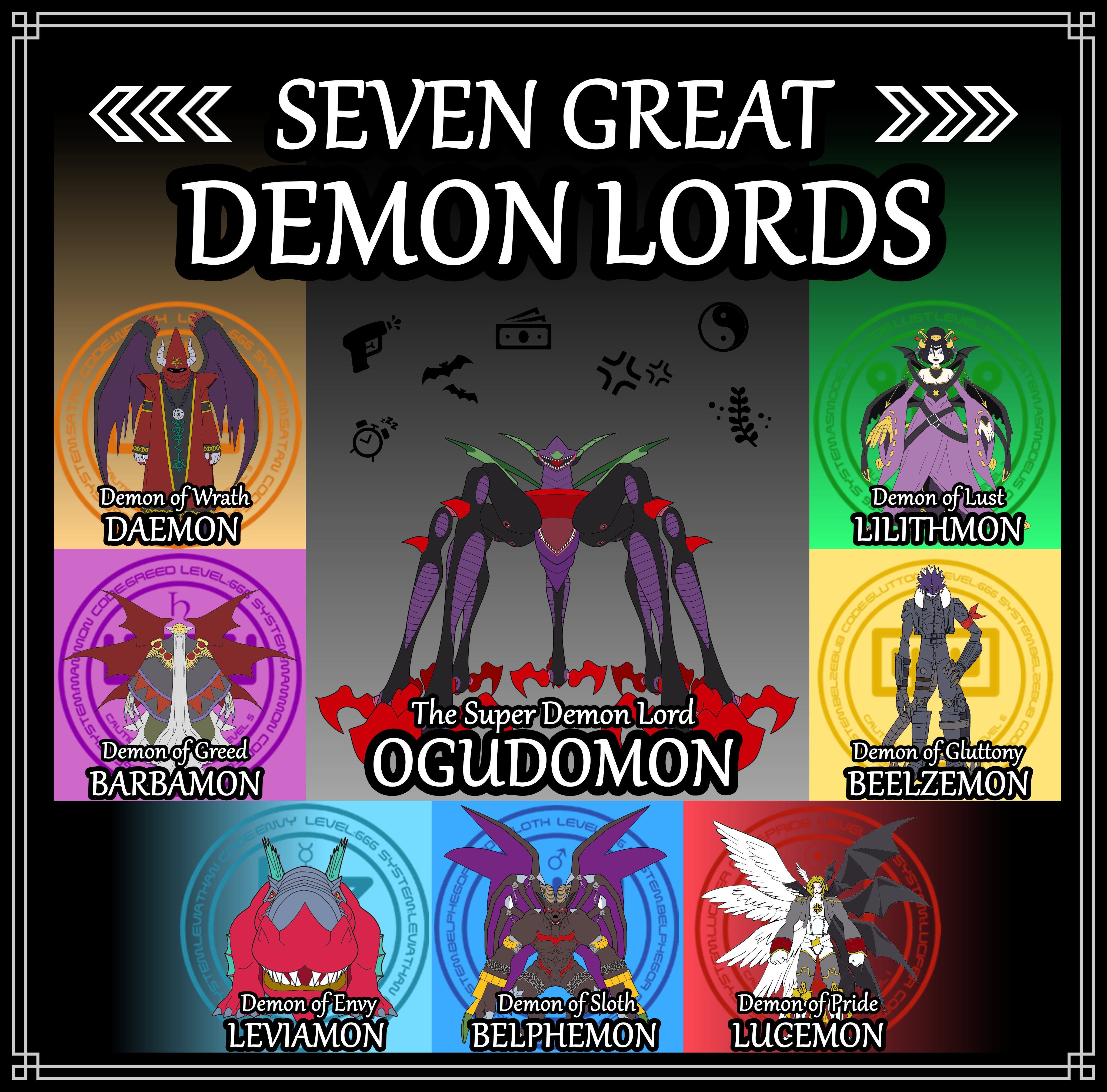 7 demonios digimon