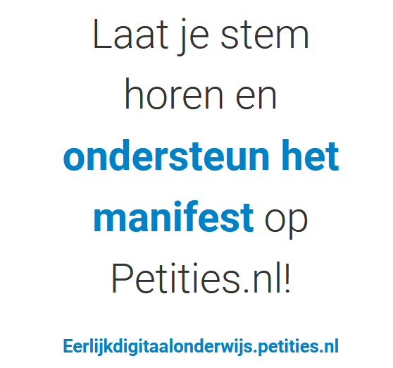 Team_vcv's tweet photo. Heb jij het manifest van #cedo2022 al getekend? We bloggen er kort over, hoe de Coalitie Eerlijk Digitaal Onderwijs het stokje overneemt https://t.co/CFrqi8vl6q https://t.co/hD3AP7fEq4