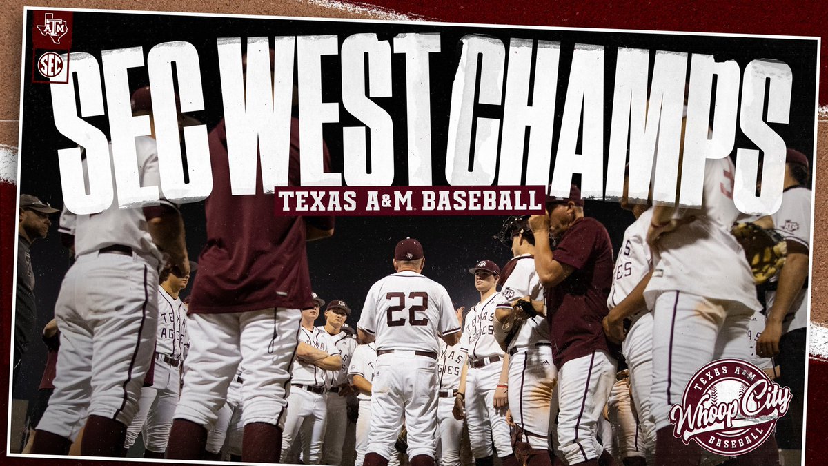 The SEC West Champs Your Fightin’ Texas Aggies #GigEm