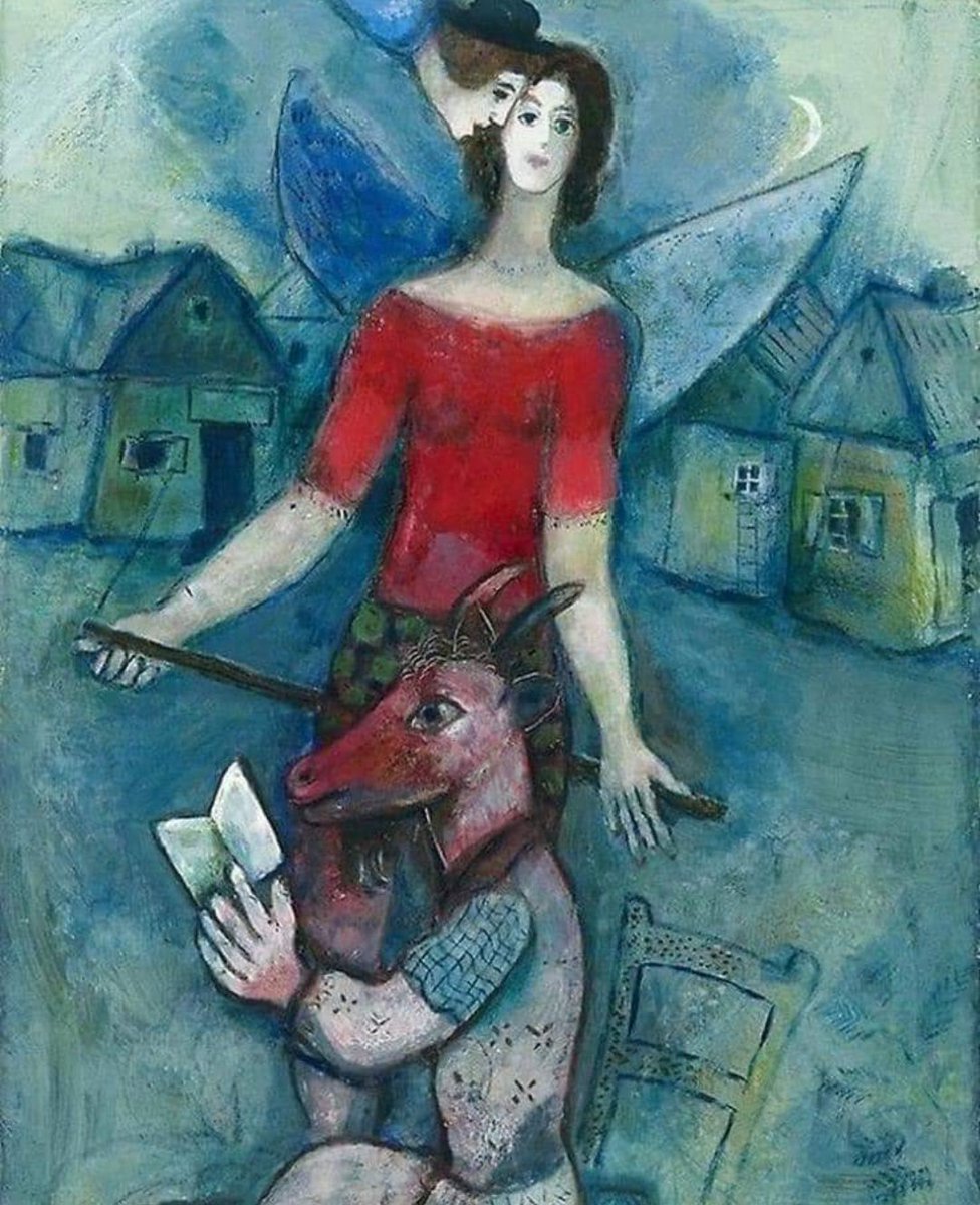 jcbo42's tweet photo. From Kamerton Kultury
Marc Chagall
The Angel and The Reader - 1930 https://t.co/jKvreQT50c
