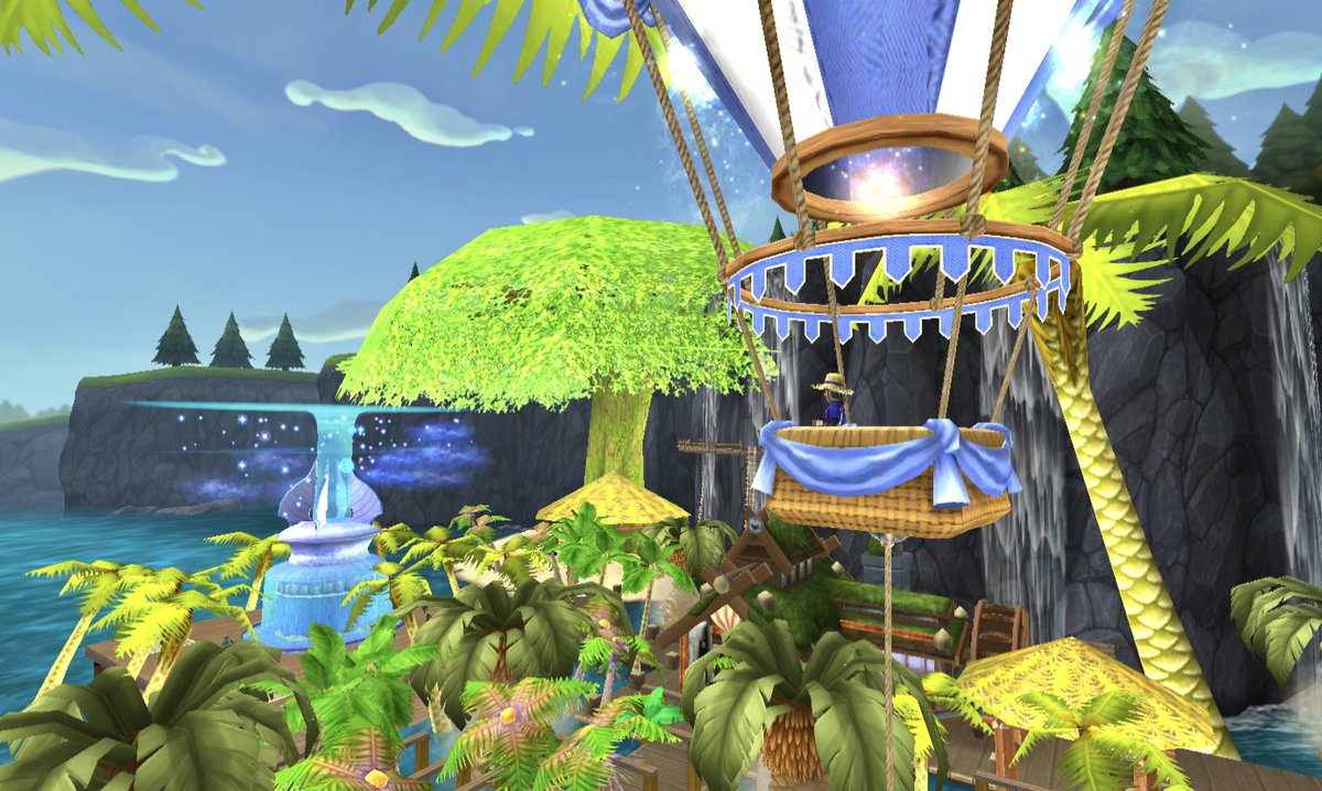 🌴Welcome to Palm Bay Gorge🌴

Trade your wizardly warfare for a beach chair and unwind with all the activities the island has to offer!🏝

Book your next day off at Noah SilverBlade’s BlackSmith Forge - now on Castle Tours!

 #wizard101 #wizard101housing #DuckyBubContestMay2022