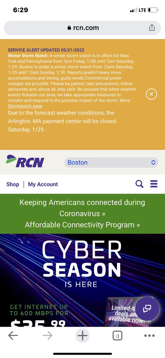 L3tm3hitit's tweet photo. Just got off the phone with @astound #rcn customer support, SLA/SLO non-existent. Do I need an enterprise account to get basics? . . . Is May part of Winter? https://t.co/rpTvvWXbv8