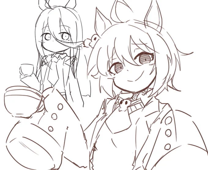 #軽い気持ちで描いたら思った以上に反響があった絵
#ウマ娘
最近のならタキカフェイラストくらいしかないですね 