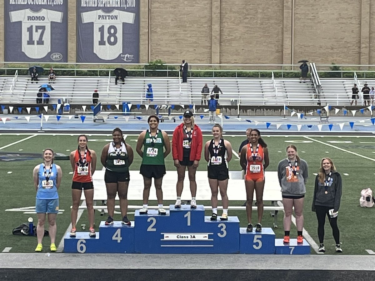 LWCKnights's tweet photo. State Champion!!!!! Marla Hayes!!! 42.81 meters (140 feet 5.5 inches) new school record and best throw in all classes!! LWC is proud of you!! https://t.co/teCY8MJqGT