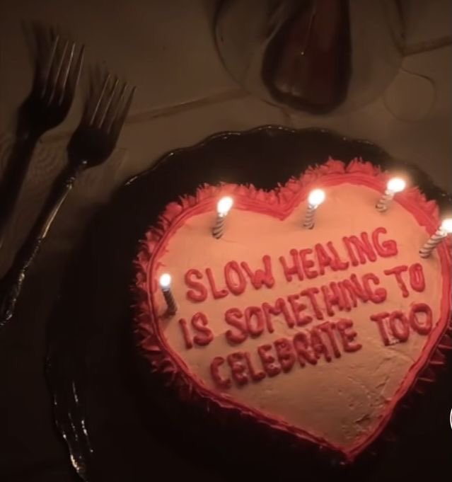 eet allemaal maar een stukje van deze taart