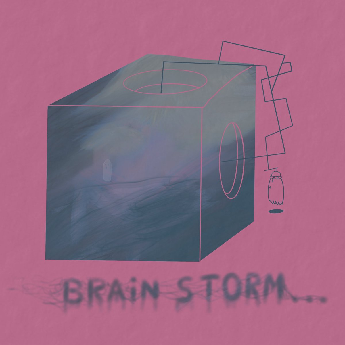 ITwizzie0's tweet photo. What do people do when they don t know how to stop thinking that much ? #procreate #brainstorm #thoughts #illustration #digitalart #ghost #pink https://t.co/nOavh9GiCE