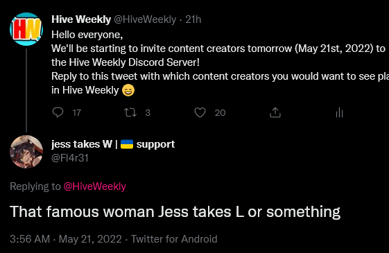 Hive Weekly tweet media