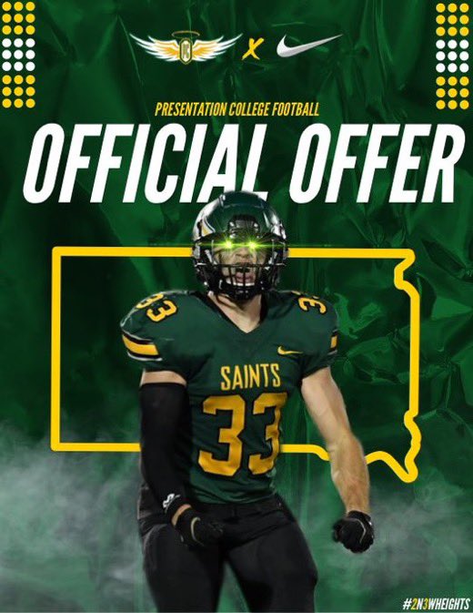 xavier_sanchez5's tweet photo. Blessed to receive my first offer from presentation college  @PresentationPC @Coach_Brassilio @CoachEndersRMHS https://t.co/GeSC0LYPlZ