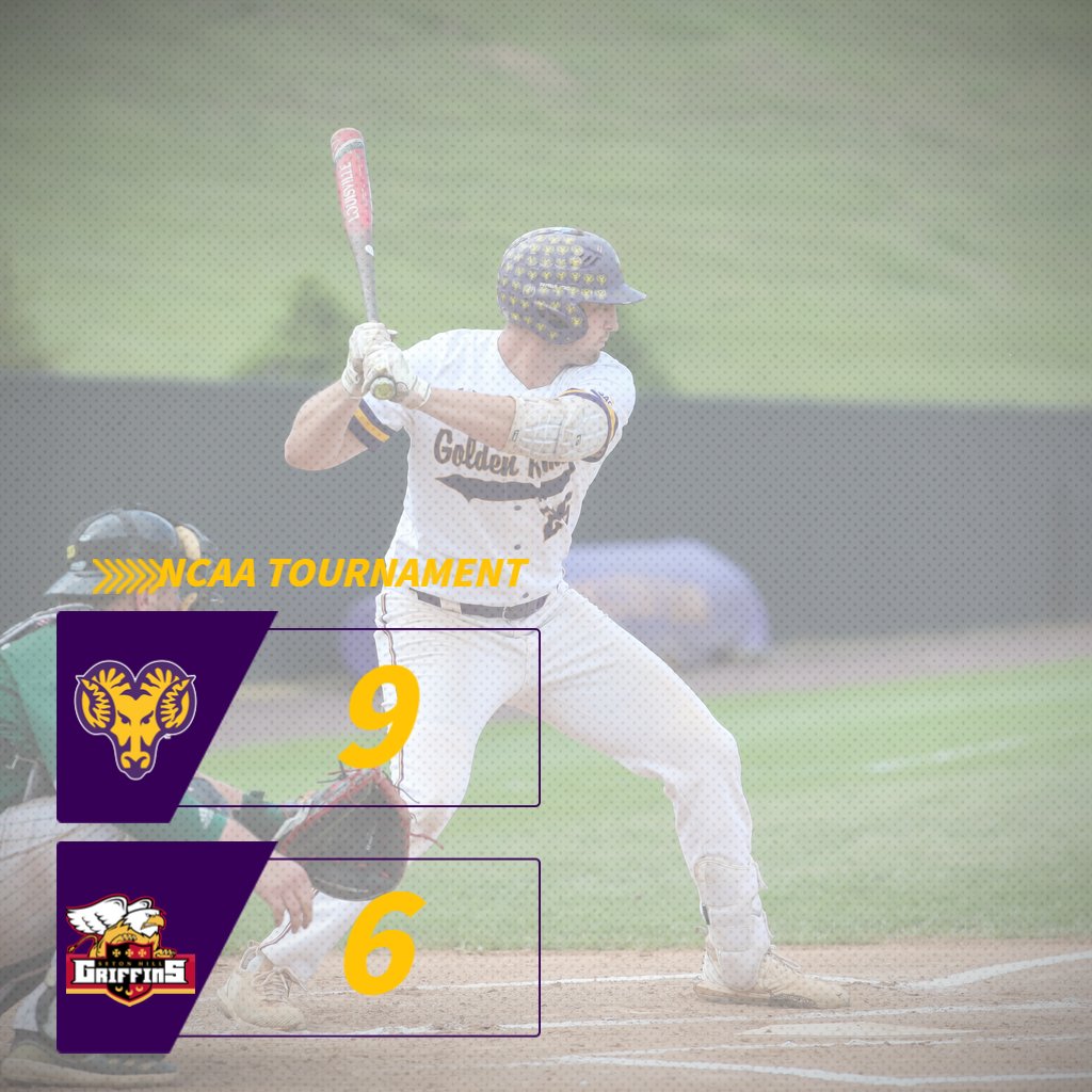 BASE: Survive and advance! <a href="/BaseballWcu/">WCU Baseball</a> downs Seton Hill 9-6 in 12 innings to advance back to the Super Regionals! More to come!

#ramsup