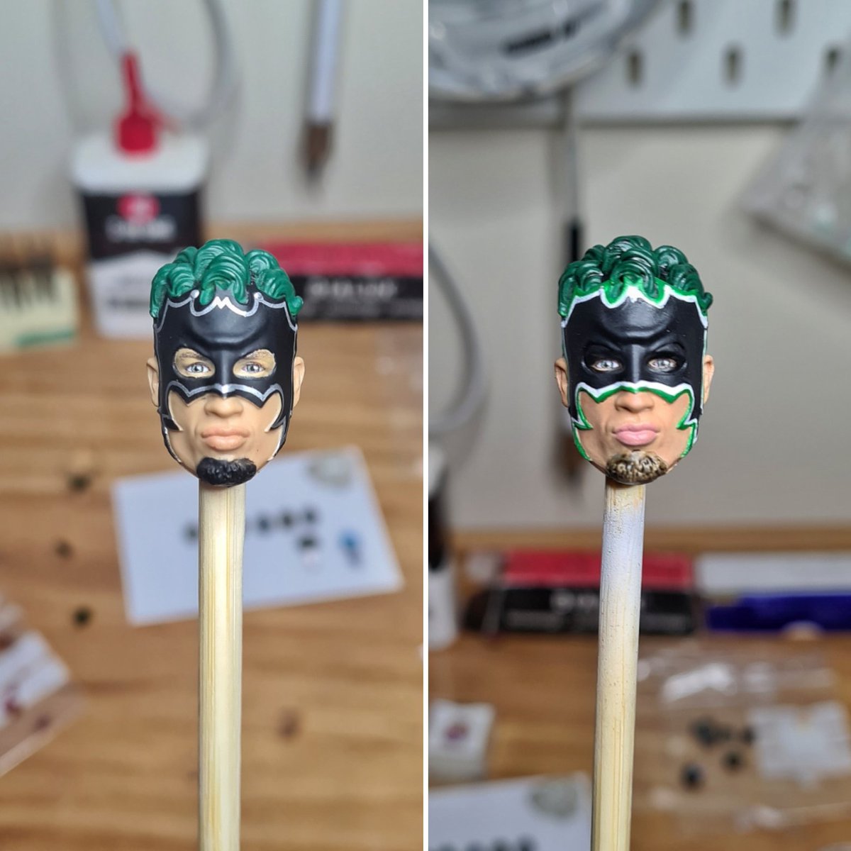 Just a before and after of the @ShaneHelmsCom custom I'm currently working on.