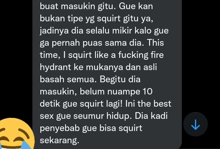 nurxaledaaa's tweet photo. Lanjutan cerita BJ di pesawat (2/2)

Ternyata versi pr*mugari nya ada dan dia langsung dm aku, katanya itu cerita dia pas jaman msh flight + dia mau kasih cerita versi dia 🍻😆 https://t.co/3S7n8SFOq1