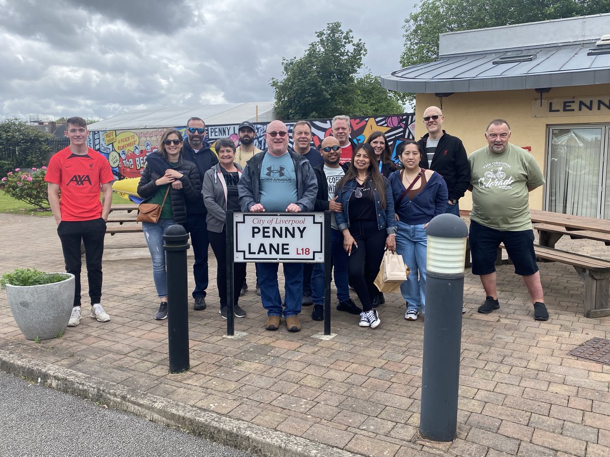 kensol001's tweet photo. Day 3 of @QuestSportsTrav's Spring #TriptoLiverpool for the last match of the season, and it was a full day of activities. First half of the day was spent with Jackie Spencer on her Beatles Tour. She continues to amaze with her ability to improvise and customize for each group. https://t.co/X553IPFov1
