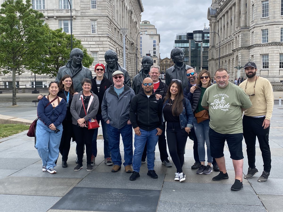 kensol001's tweet photo. Day 3 of @QuestSportsTrav's Spring #TriptoLiverpool for the last match of the season, and it was a full day of activities. First half of the day was spent with Jackie Spencer on her Beatles Tour. She continues to amaze with her ability to improvise and customize for each group. https://t.co/X553IPFov1