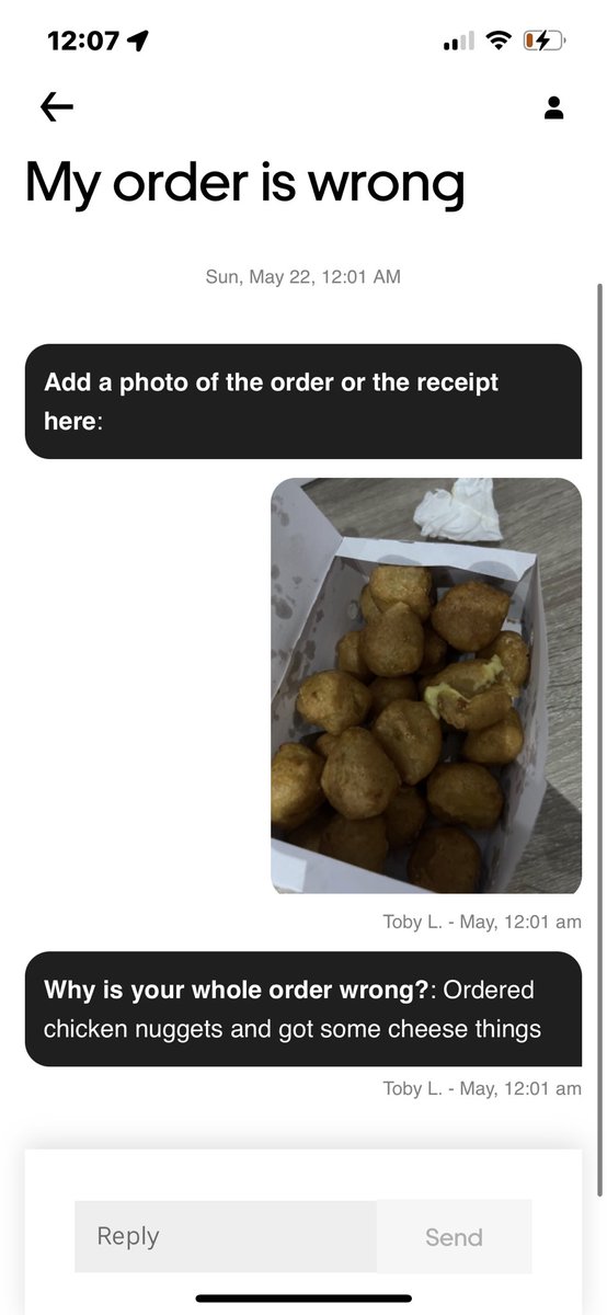 TobyLittle14's tweet photo. @ubereats_uk @UberEats @Uber_Support anyone care to help? #Uber #ubereats https://t.co/J1xbu0ce5y