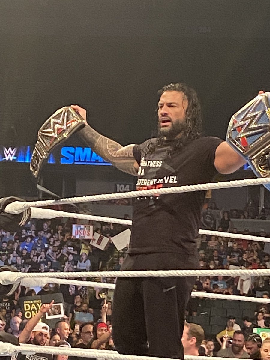 Acknowledged!!!!  <a href="/WWERomanReigns/">Roman Reigns</a>  <a href="/HeymanHustle/">Paul Heyman</a>