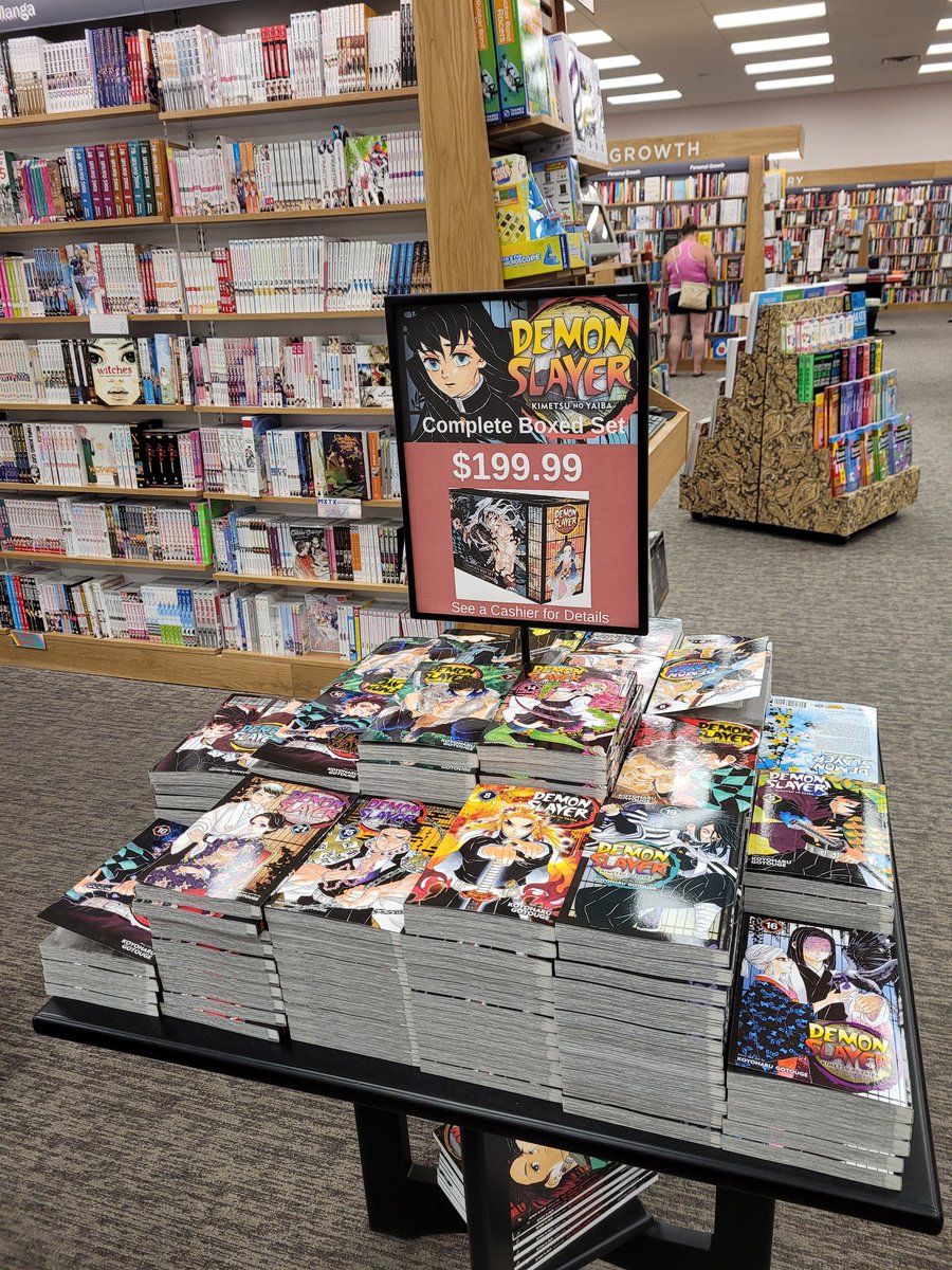 The boxed set is back, baby! Come and get it! #BNArrowhead #demonslayer #manga