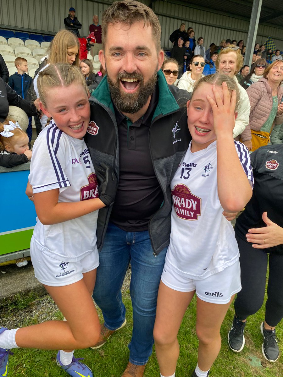 I don't tweet too often, but what a feeling... #allirelandchampions #prouddad #fatherofdaughters #KildareLGFA