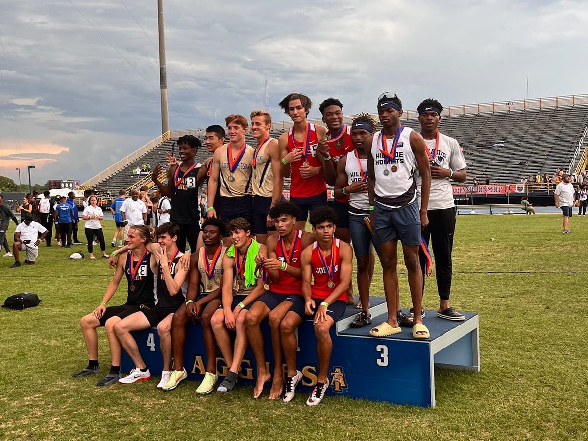 “BACK2BACK” 4x400 Mens 4A  State Champs
1st leg Jaden Reece
2nd leg Jordan Polk Webb
3rd leg Blake Leary
Final leg Jordan Reece