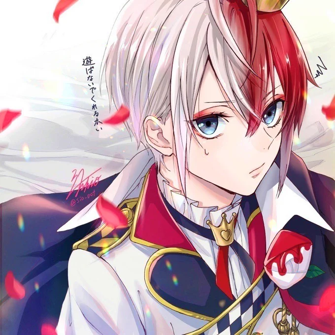6章リドルくんの髪色
半分だけ戻してみた🌹 