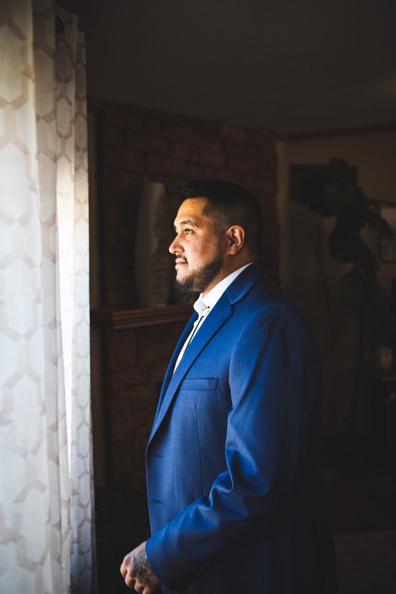 ONTHESAMEPAlGE's tweet photo. Wedding photos reminding me how lucky I was to land this hunk 🔥🥰 https://t.co/EX3sLWeIhR