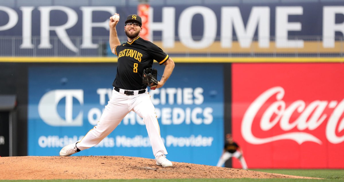 Recent <a href="/GustieBaseball/">Gustavus Baseball</a> graduate Christian Johnson signed a professional baseball contract with the <a href="/canaries/">Sioux Falls Canaries</a> on Friday and made his debut the same night

Release: athletics.blog.gustavus.edu/2022/05/21/joh…

#GoGusties