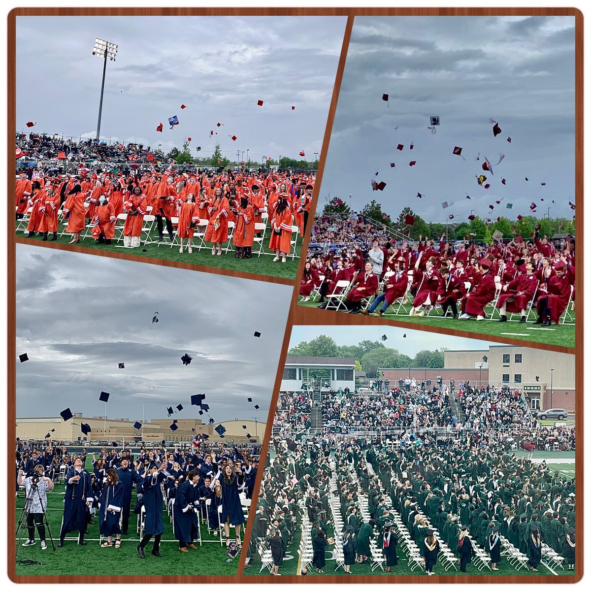 Class of 2022 May you get all your wishes but one so you always have something to strive for.
🎓💚💙❤️🧡🎓