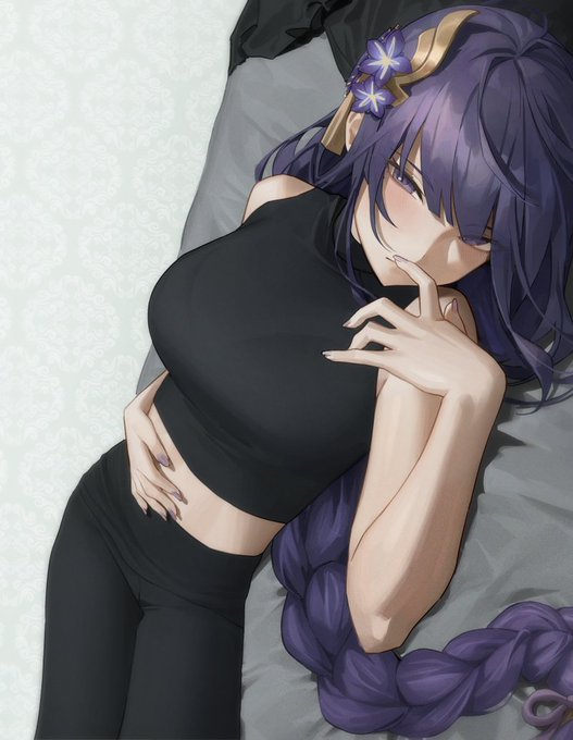 #原神 #雷電将軍
「...今日、一緒にいて」 