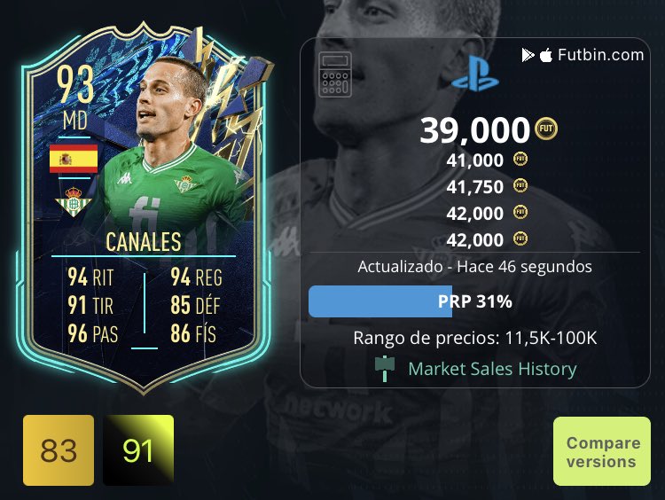 futchi01's tweet photo. Me cuesta muchisimo ver que una carta con estas stats esté a el precio que está. No entiendo. Más allá de la posición, la única razón de su precio es que sea malísimo (supongo ya que no lo probé). Escucho opiniones y si lo usaron cuéntenme como les rindió. https://t.co/R37At0CFkv