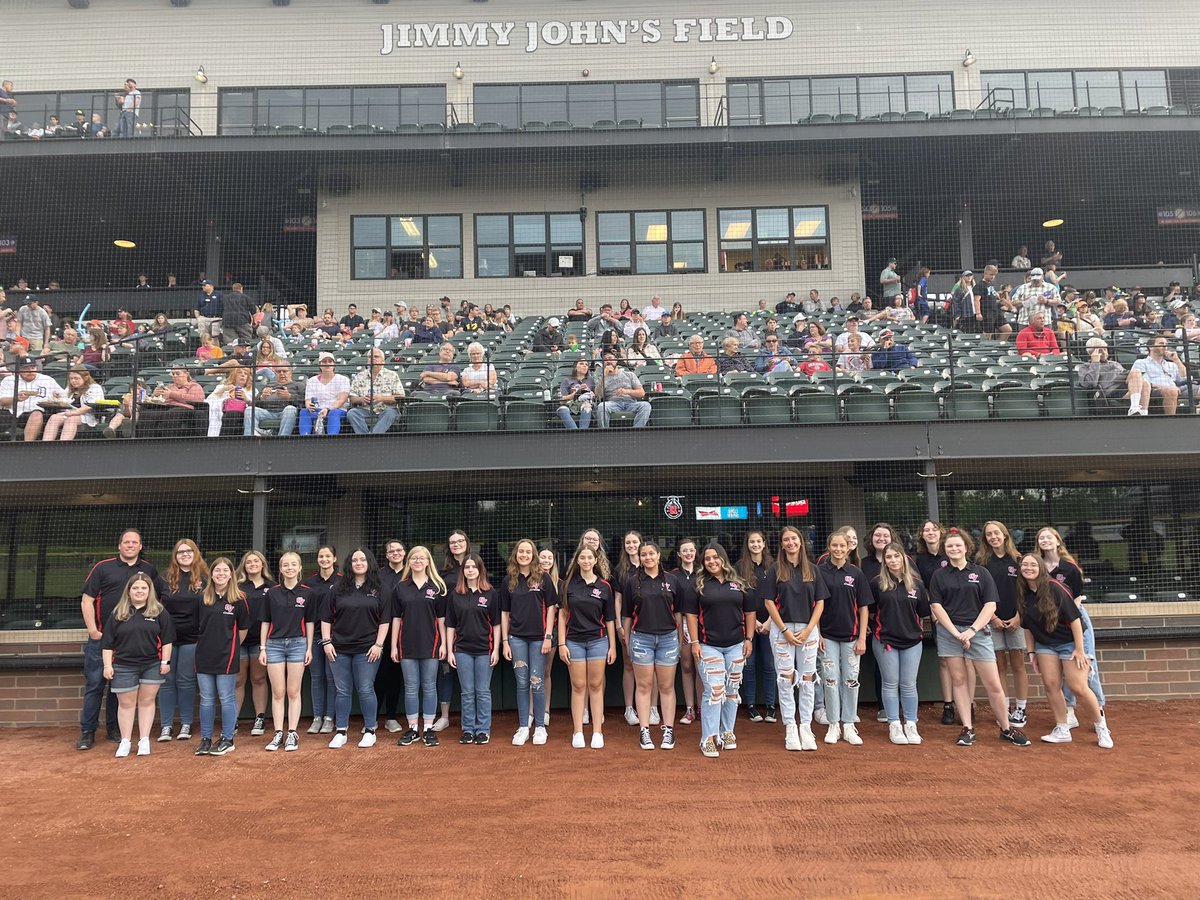 cvchoirs's tweet photo. The fun continues! We just performed the National Anthem at the @uspbl game! 
@cvhs_bigreds @cvchoirsPF @tdistelrath @cvschools @RonRobertsGoCVS @CVChoirCouncil https://t.co/IBZSpXr8hW