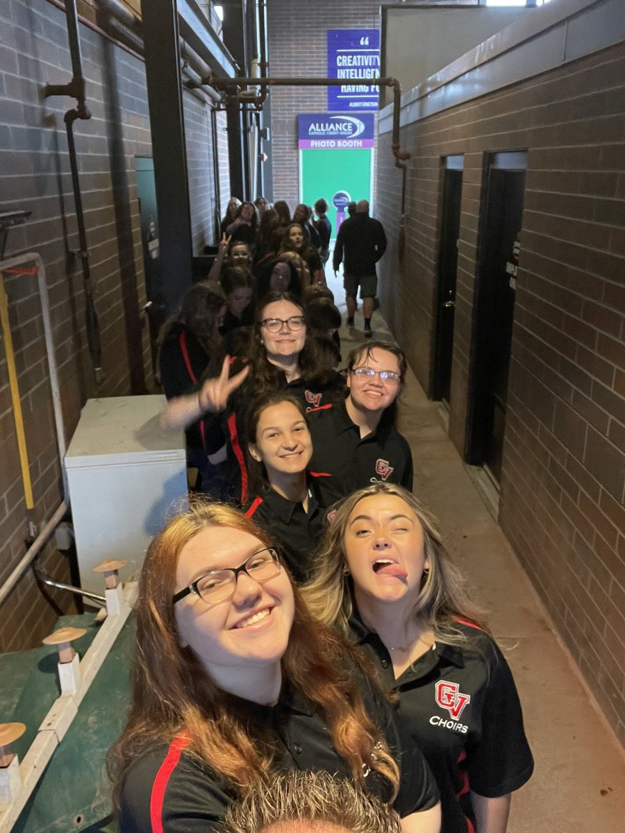 cvchoirs's tweet photo. The fun continues! We just performed the National Anthem at the @uspbl game! 
@cvhs_bigreds @cvchoirsPF @tdistelrath @cvschools @RonRobertsGoCVS @CVChoirCouncil https://t.co/IBZSpXr8hW
