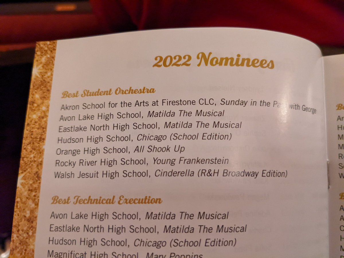 hurcane's tweet photo. I hope my child will get to celebrate an award at the Dazzle Awards. She played piano for Chicago. https://t.co/skTRKq4bcd