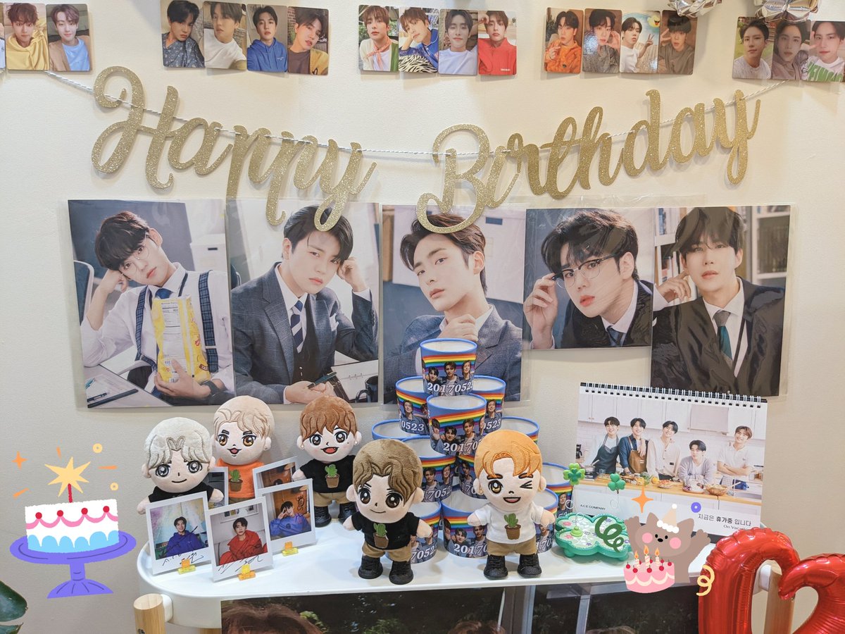 a_c_e568's tweet photo. ちびACE❤️💙💜🧡💛
みんなでお祝い🎂🎉🥰🫶✨

#에이스 #ACE #ACE_5th_Anniversary 
#Happy_ACE_Day
#ACE_Forever https://t.co/zVgAFP9Dtr